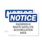 Signmission Hazardous Waste Satellite Accumulation Area OSHA Notice Sign, Plastic, 10in W x 7in L, 2PK OS-2PACK-NS-P-710-L-13335 - alternate 1